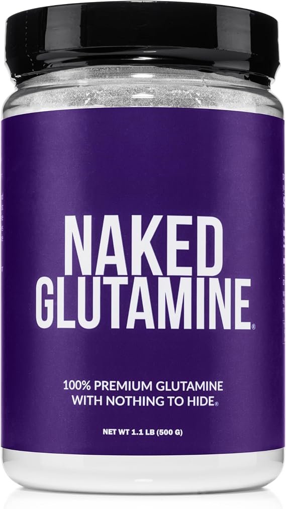 Pure L-Glutamine Made in The USA - 100 Servings - 500g, 1.1lb Bulk, Vegan, Non-GMO, Gluten and Soy Free. Minimize Muscle Breakdown & Improve Protein Synthesis. No Additives