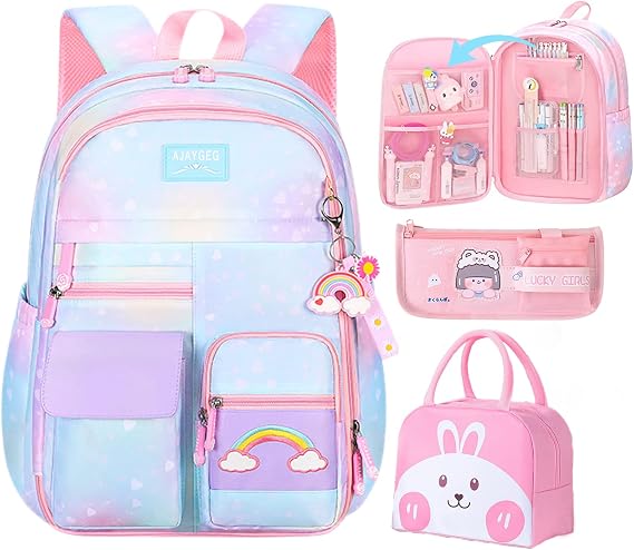 Kawaii Backpack, Cute Girls Backpacks Ages 6-8, Mochila Para Ninas