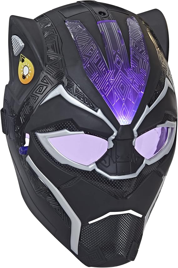 Marvel Black Panther Marvel Studios Legacy Collection Black Panther Vibranium Power FX Mask Roleplay Toy, Toys for Kids Ages 5 and Up