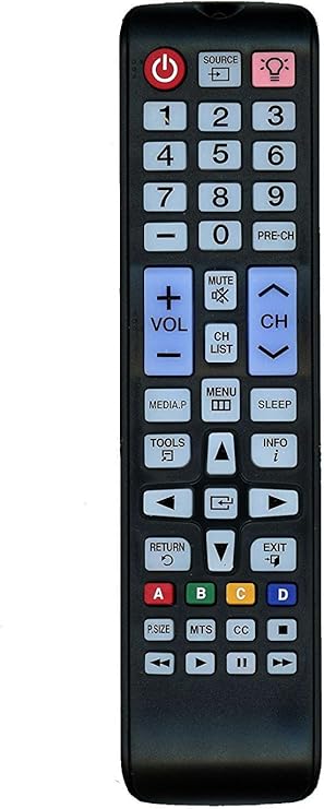 Replacement Remote Control for Samsung UN24H4000 UN24H4000AF UN28H4000 LED TV (2014 Model)