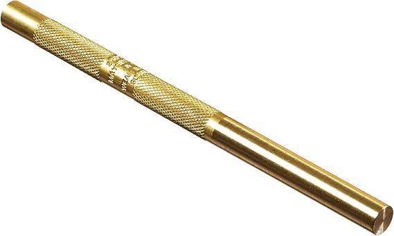 Mayhew Tools 25074 Brass Drift Punch, 1/4-6mm x 4"