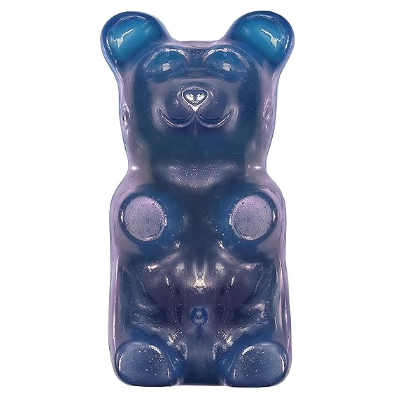 The Original Giant Gummy Bears!TM from GGB Candies (Blue Raspberry, 5 Pound)