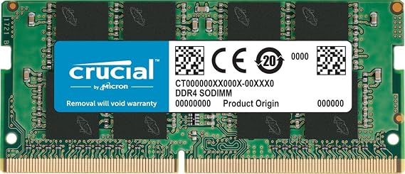 Crucial 16GB Single DDR4 2133 MT/s (PC4-17000) SODIMM 260-Pin Memory - CT16G4SFD8213