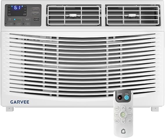 Garvee 8000 BTU Window Air Conditioner Unit with Remote Control