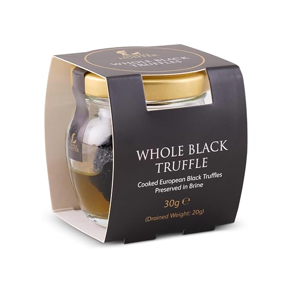 TruffleHunter - Preserved Whole Black Truffles - 1.06 Oz
