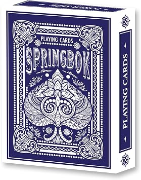 Springbok Blue Standard Index Playing Cards Deck
