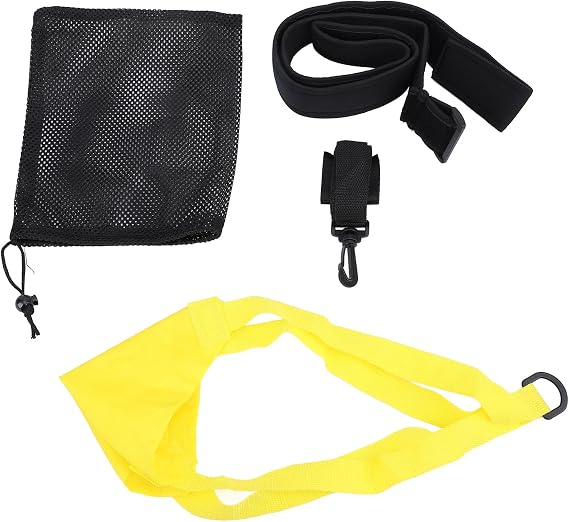 Swim Parachute, Portable Swimming Resistance Training Belt Set, Professional Swim Resistance Belt, Swim Training Equipment for Kids Adults