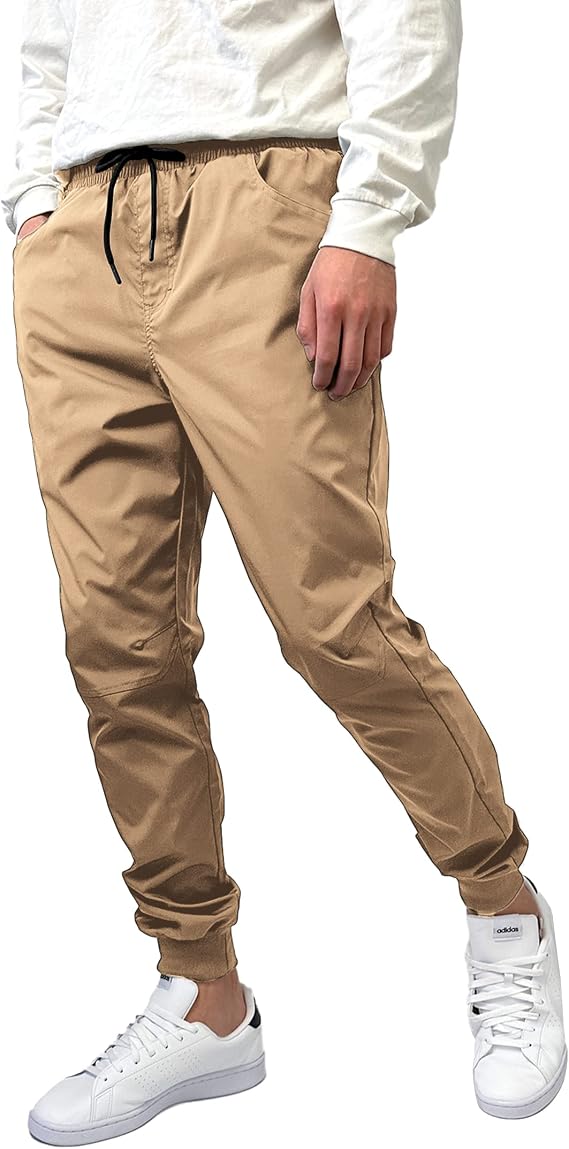 Southpole Mens Workout Tech Woven Jogger Pants Light Weight Track Pants