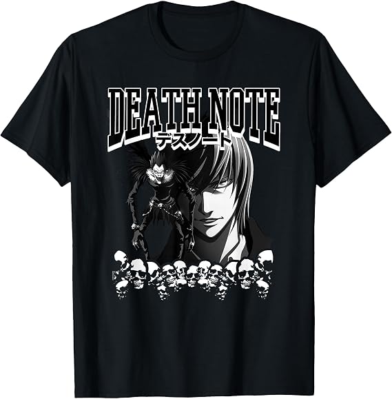 Death Note Athletic Logo Ryuk and Light Anime T-Shirt