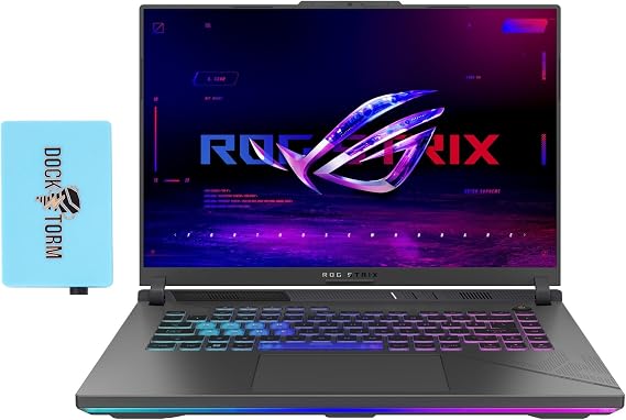 ASUS ROG Strix G16 Gaming Laptop 16.0" 240Hz WQXGA (14th Gen Intel i9-14900HX, GeForce RTX 4060 8GB, 64GB DDR5, 1TB SSD, Per Key RGB KYB, Thunderbolt 4, Wi-Fi 6E, Win11H) w/DKZ Hub