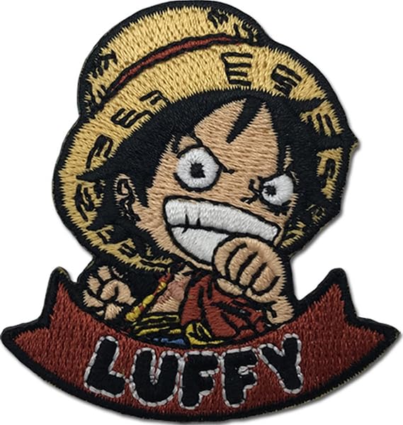One Piece 44384 Luffy SD Patch Toy, Multicolor