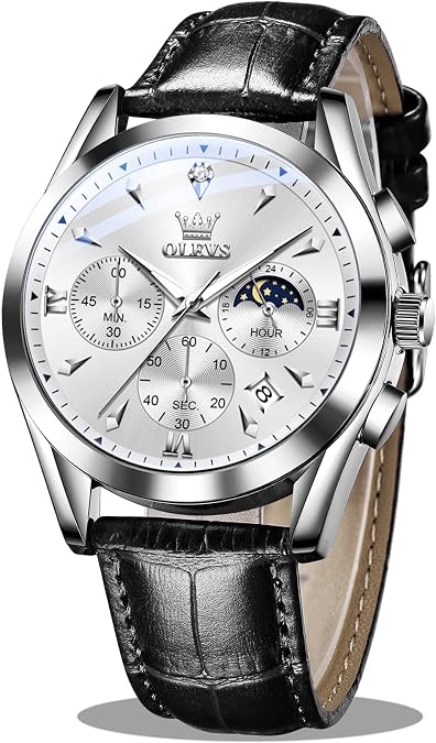 OLEVS Watches Men Luxury Large Face Waterproof Watches