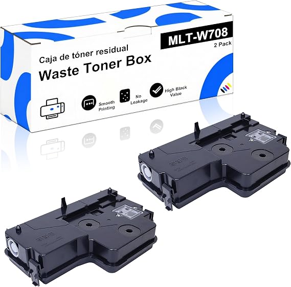 MLT-W708 SS850A Waste Toner Box Compatible for MultiXpress K3300NR K4250LX K4300LX K4350LX Printers, High-Capacity 2 Pack