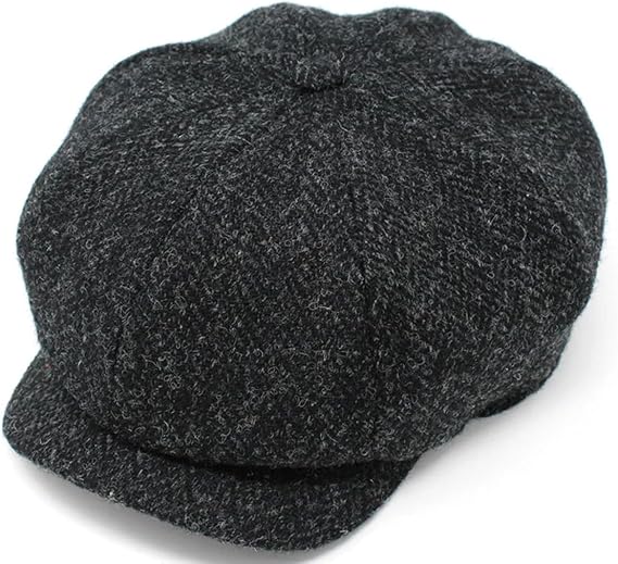 Men's Donegal Tweed JP Cap Irish Flat Cap Newsboy Cap Made in Ireland