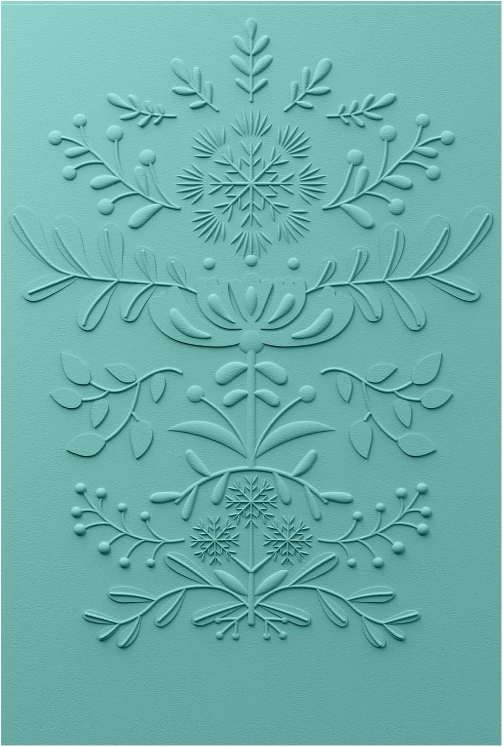Sizzix 3D Textured Impression Embossed Folder Uretide Catherine Puller