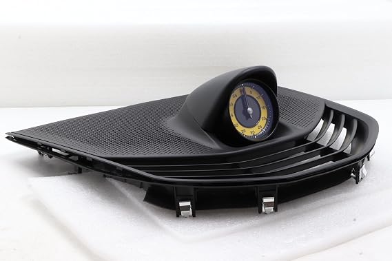 Car Sport Chrono Stopwatch Mounted Dashboard for Porsche Taycan 2020-2024 | Black Panel and Yellow Clock