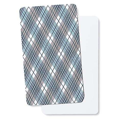 Blank Tarot Cards: 80 DIY Customizable Cards for Creating Your Own Tarot, Oracle, Flash Cards, or Game Deck Durable Card Stock with Classic Plaid Backs for Artists, Educators, and Creators