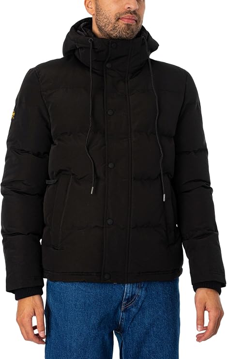 Superdry Men's Everest Short Hooded Puffer JACKET (pack of 1)