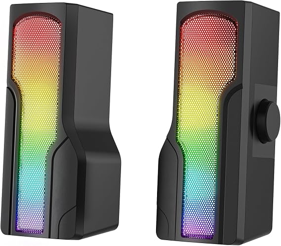 Rampage Arty X13 2.0 Bluetooth'lu Rms 3W*2 RGB Işıklı Multimedia Usb 5V 45dB Gaming Oyuncu Speaker