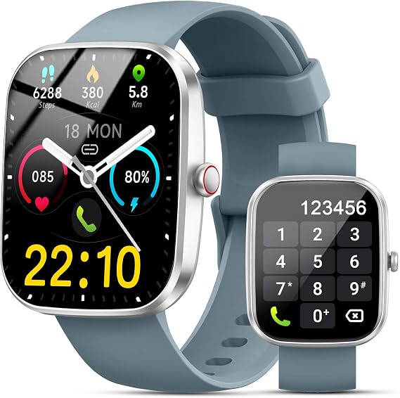 Smart Watch for Men Women, 1.91" Smartwatch (Answer/Make Call) Gray