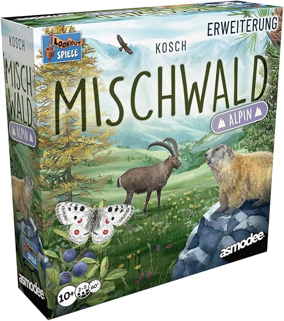 Asmodee Mixed Forest - Alpine Strategic Family Game German