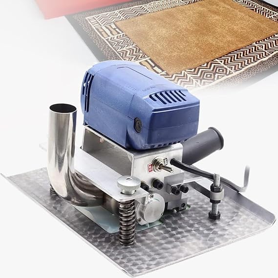 Rug Tufting Carver,500W Handmade Rug Clean Shearing Machine,Portable Flat Rug Shearing Machine with 3 inch Blade Adjustable Depth