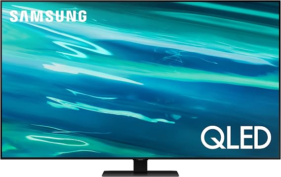SAMSUNG 50-Inch Class QLED Q80A Series - 4K UHD Direct Full Array Quantum HDR 12x Smart TV with Alexa Built-in and 4 Speaker Object Tracking Lite Sound - 40W, 2.2CH (QN50Q80AAFXZA, 2021 Model)