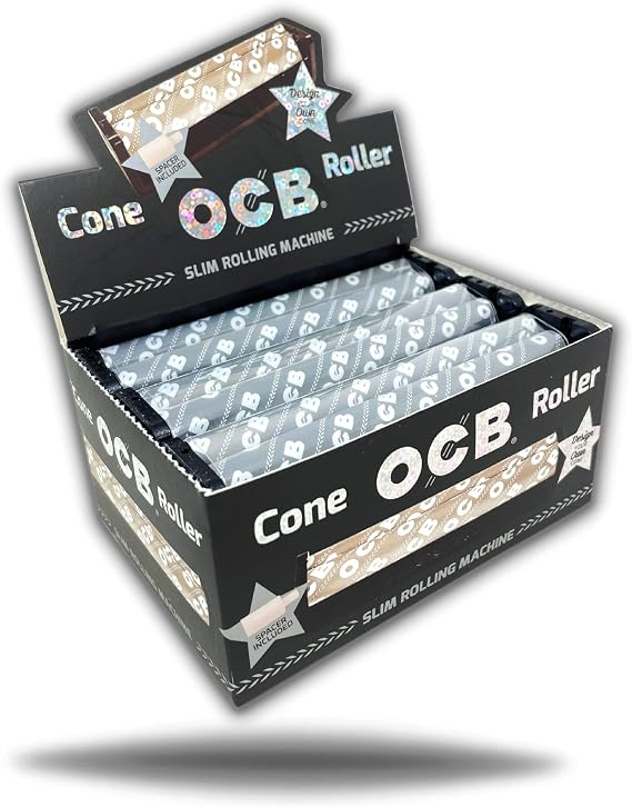 OCB - Classic Slim Cone Roller Machine Display Case - 6 Machines per Case
