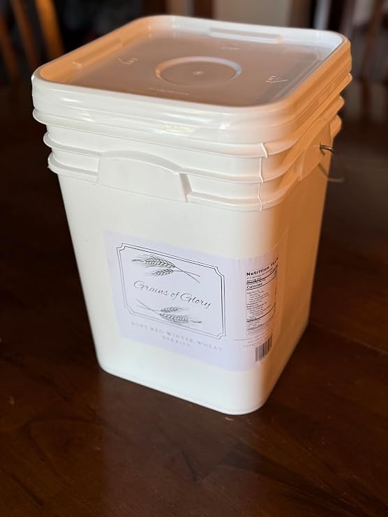 Soft Red Wheat Berries | 25 Pound Bucket