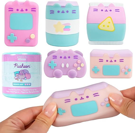 Hamee SquiSHU Capsule Pusheen the Cat Series 7: Gamer Girl Squishy - 1 Pc.