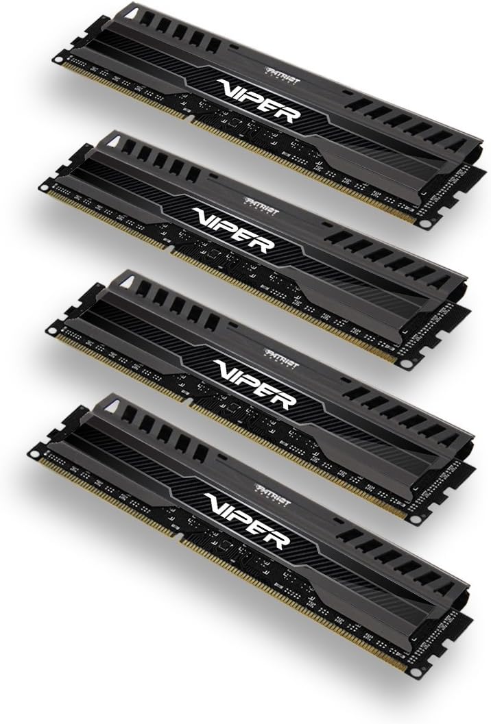 PATRIOT Viper3 DDR3 デスクトップ用 DIMM クアッドキット DDR3-1866 PC3-15000 8GB x4 CL10-11-10-30 1.5V PV332G186C0QK