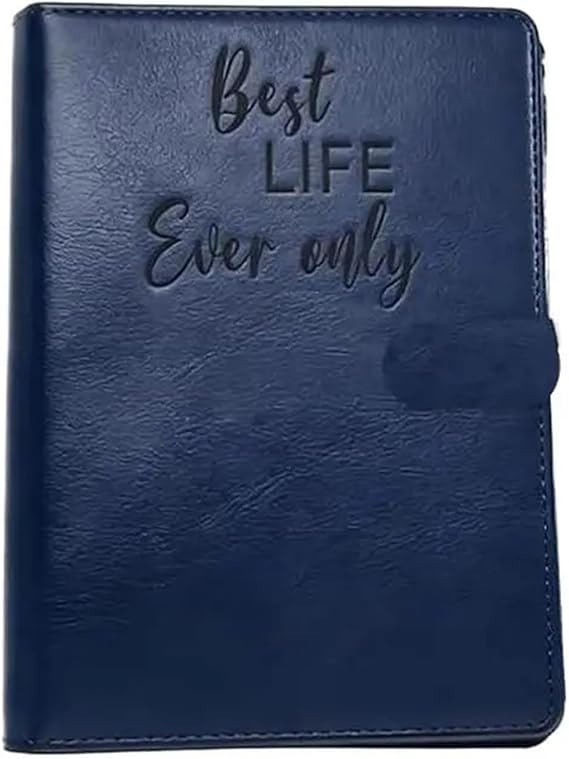 Jehovah Witness Ministry Supplies, Jw Tract Holder for Ministry 2026, Jehovah Witness Supplies, Navy Blue Faux Leather Organizer.