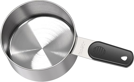 DOTINGHUX 1 Cup Magnetic Grips Stainless Steel Measuring Cup -1PCS