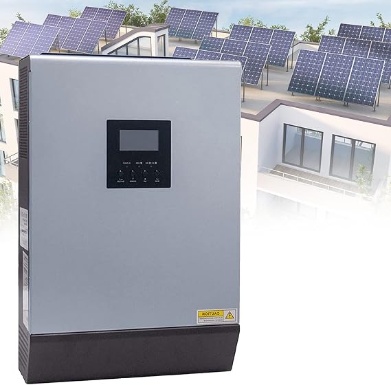 AALGO 2400w/4000w Solar Hybrid Inverter Solar & Wind Energy Inverter,High Frequency Hybrid Pure Sine Wave Inverter with Mppt Solar Charge Controller Overload Short Circuit Protections,4000W-48V