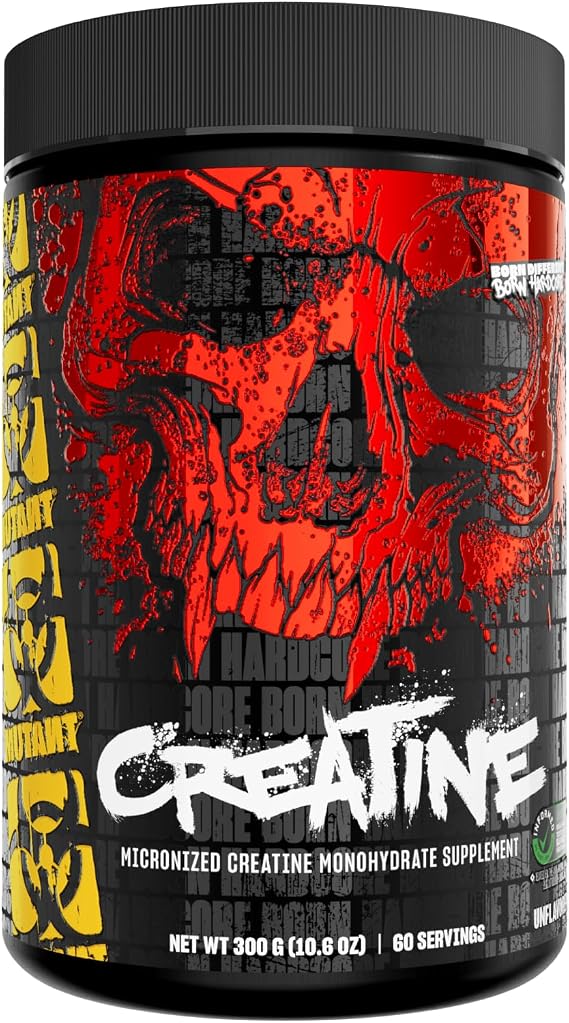 Mutant Creatine Monohydrate, Micronized Powder, Unflavoured, 300 g