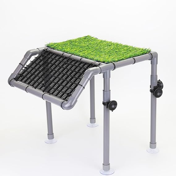 Extra Large Turtle Basking Platform with Artificial Grass