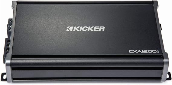 Kicker CXA1200.1 1200-Watt Mono Class D Car Subwoofer Amplifier