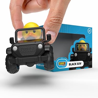 TUBBZ Mini: Black SUV – Cosplaying Rubber Duck Vinyl Figure – Jeep Duck Collectible