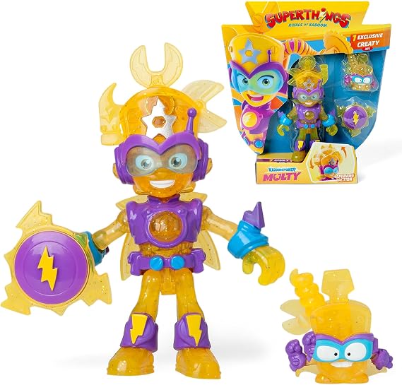 SUPERTHINGS KAZOOM POWER – Kazoom Kids. Articulated Multy action figure from the animated series -Superthings Kazoom Power-
