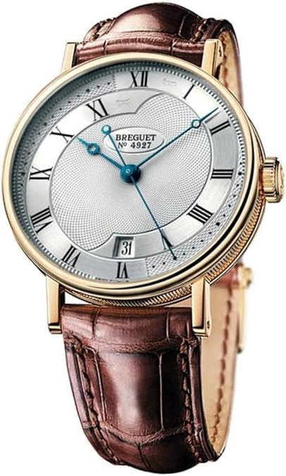 Breguet Classique Automatic Silver Dial Men's Leather Watch 5197BA/15/986