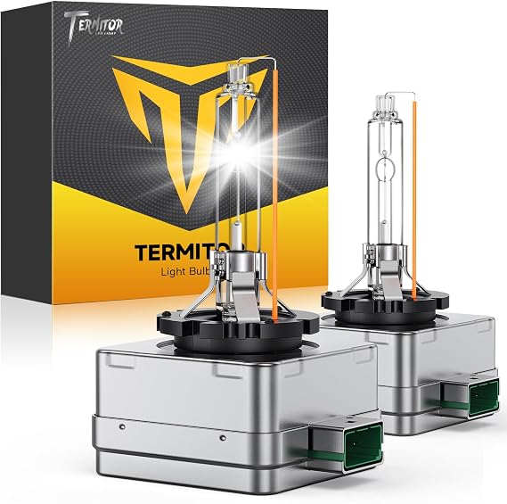 Termitor 2026 D3S HID Bulbs, 800% Ultra-Bright, Pack of 2