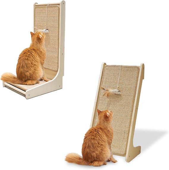 PETKARAY Plug Cat Scratcher with L Shape Cat Scratcher