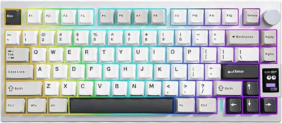 Compatible for YUNZII AL80 QMK/VIA LCD Wireless
