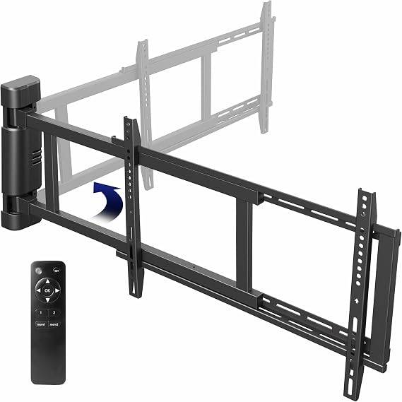 VIVO Black Electric TV Wall Mount for 32-75 in Screens, MOUNT-E-WM075