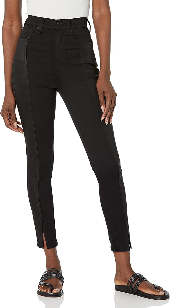 HUDSON Women's Centerfold Extreme High-Rise Super Skinny Ankle Jean