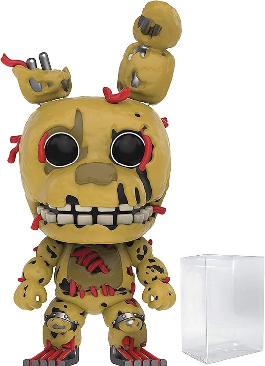 POP Five Nights at Freddy's - Springtrap Funko Pop! Vinyl Figure (Bundled with Compatible Pop Box Protector Case), Multicolored, 3.75 inches