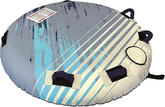 Marpac Towable 2-Rider Round Tube, Blue, Gray & Tan