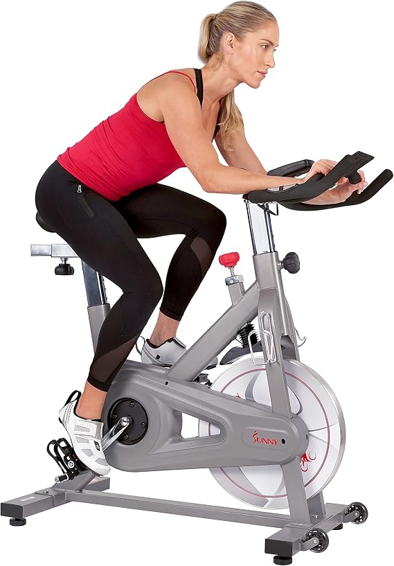 Sunny Health & Fitness Magnetic Exercise Bike for Indoor Cycling