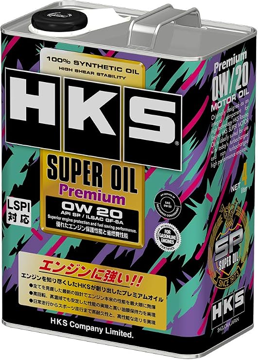 HKS SUPER OIL Premium API SP/ILSAC GF-6A 0W20 4L