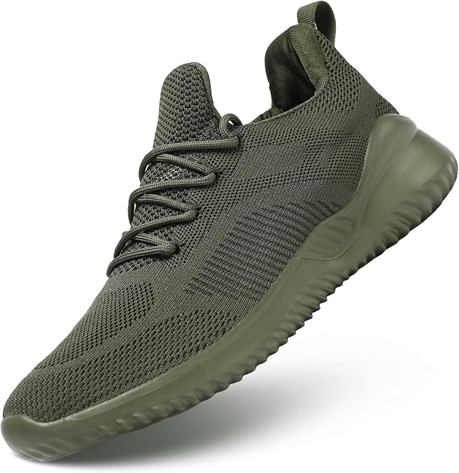 Kapsen Men's Non Slip Running Shoes Ultra Light Breathable Casual Walking Shoes Fashion Sneakers Mesh Workout Sports Shoes